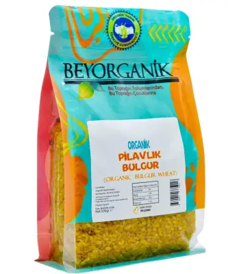 Beyorganik Organik Köy tipi Pilavlık Bulgur 500 Gr - 1