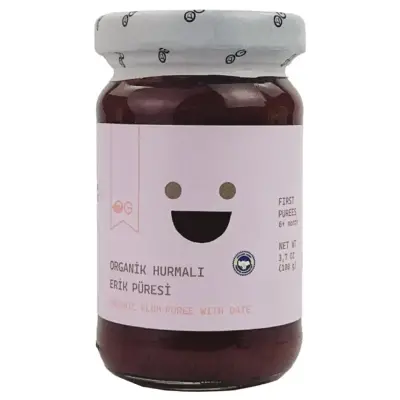 OG Organik Hurmalı Erik Püresi 105 Gr - 1